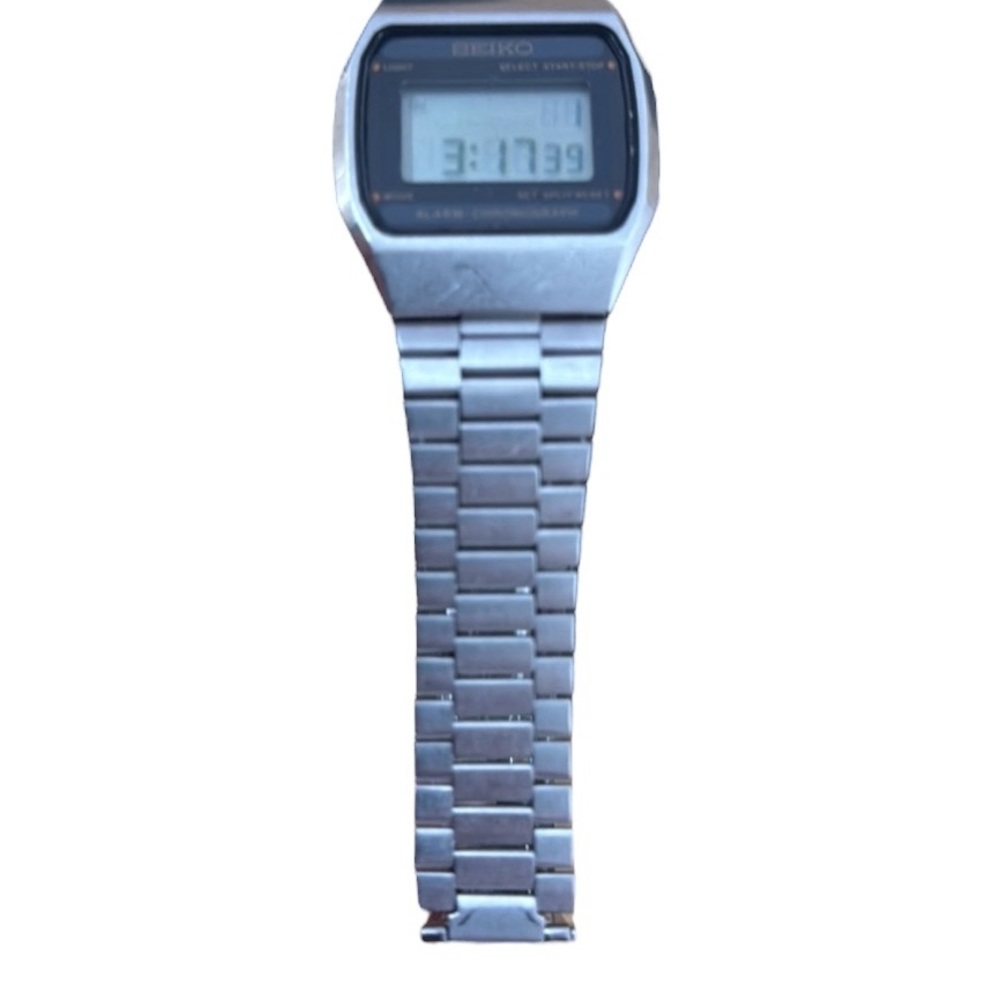 SEIKO SQ A914-5010 Chronograph Quartz Digital Men's Watch, 7.5” New Battery - Picture 6 of 10